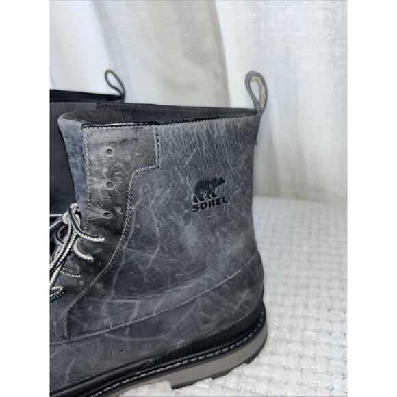 Sorel Madson Wingtip Waterproof Boots Mens Sz 11.5 Gray Lace Up main image 7